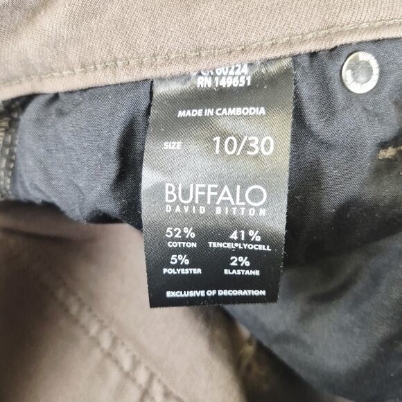 Lot Of 2 Buffalo David Bitton Hanna Skinny Stretchy Jeans Womens 10/30 Brown - Picture 12 of 15